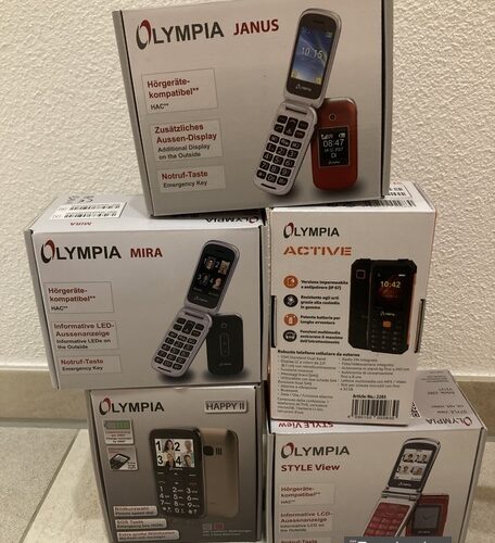 Telefone von Olympia zum Testen